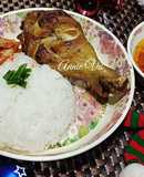 Cơm gà chiên giòn