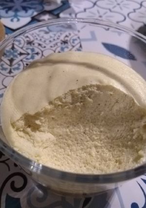 Une photo de Mousse pomme, poire et cannelle