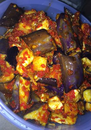 Foto resep Sambal lado 3T (Terong Tahu Teri) 😂