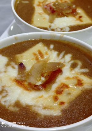 صورة لوصفة شوربة بصل