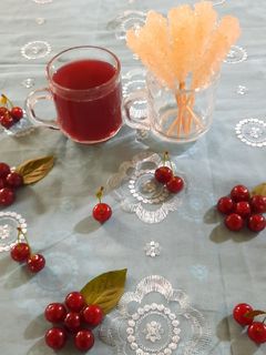 عکسی از دستور 🍀چای آلبالو🍀