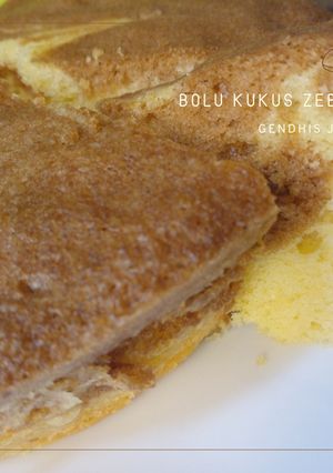 Foto resep Bolu kukus zebra
