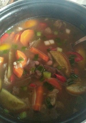 Foto resep Sayur asem kacang merah daging sapi