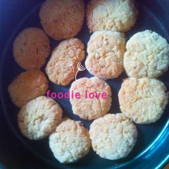 Oatmeal honey cookies A picture of Oatmeal honey cookies.
