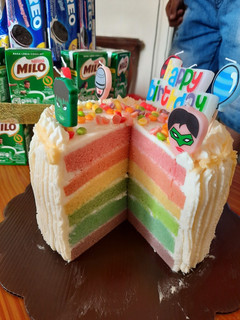 Foto resep Rainbow Cake Ultah