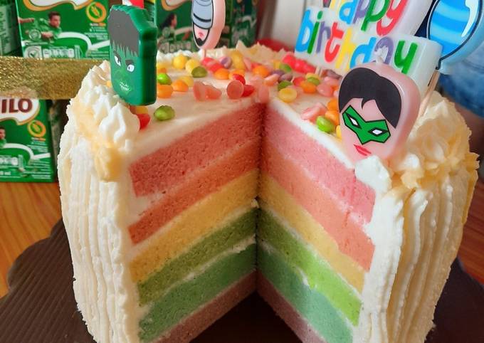 Rainbow Cake Ultah