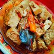 Telur putih dan tempe gongso (menu diet)