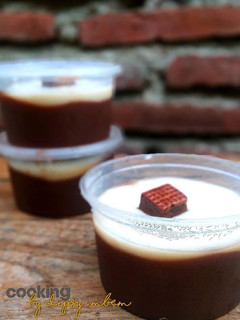 Foto resep Puding Coklat Vla Susu