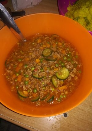 A picture of Minced meat stew.