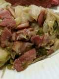 Brad's Brussel sprouts and cabbage braised in stout