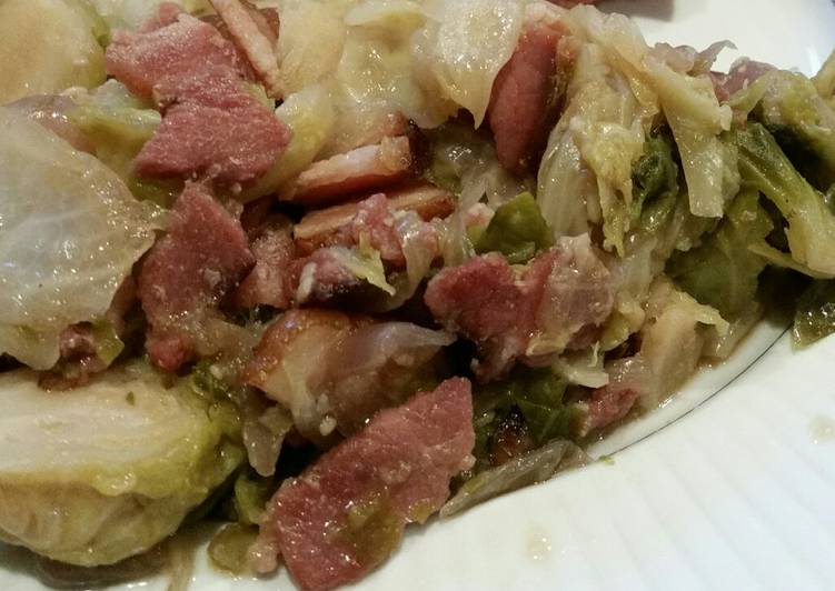 Step-by-Step Guide to Make Perfect Brad&#39;s Brussel sprouts and cabbage braised in stout