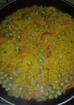 صورة لوصفة رز بالخضار