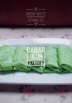 Foto resep Dadar Gulung Keto ala Rantie