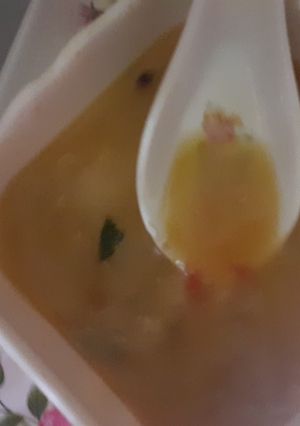 A picture of Dal soup for weight loss.