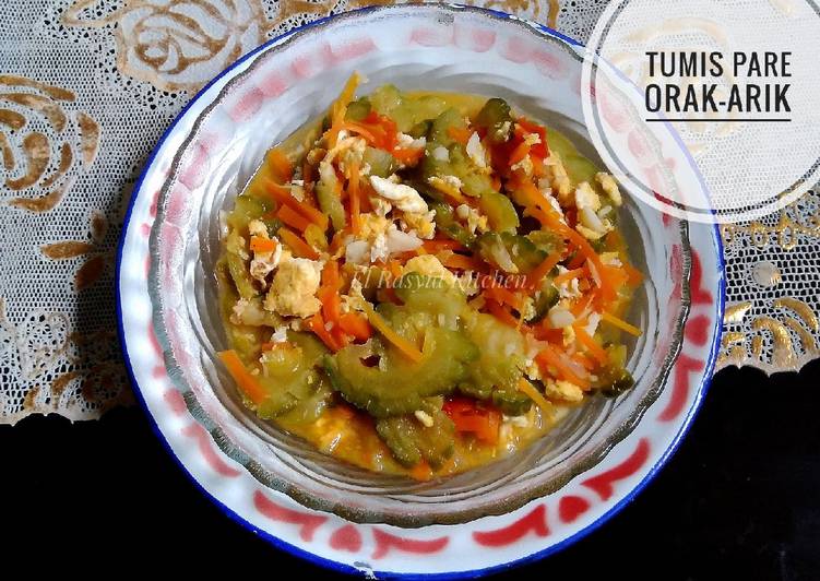 Tumis Pare Orak-Arik