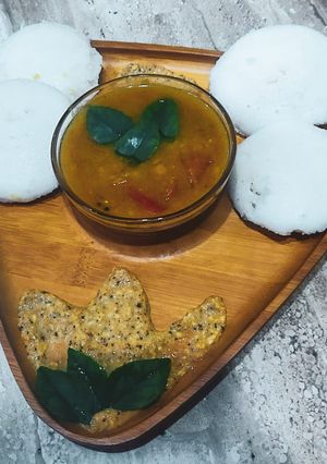A picture of Sambhar.