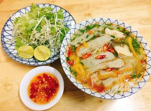 Hình của món Bún chả cá.