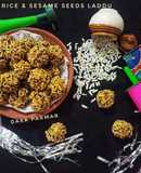 Puffed Rice & Sesame Seeds Laddu