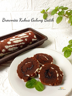 Foto resep Brownies Kukus Gulung Batik
