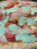 Pizza colorida y rica 🍕