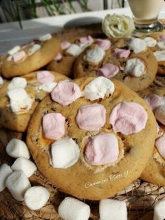 Une photo de Cookies chocolat Marshmallow