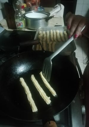 Una foto de Churros caseros
