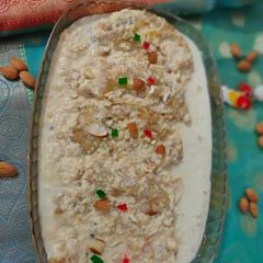 Poori ki kheer Luchir payesh A picture of Poori ki kheer Luchir payesh.