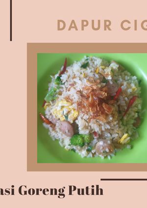 Foto resep Nasi goreng putih