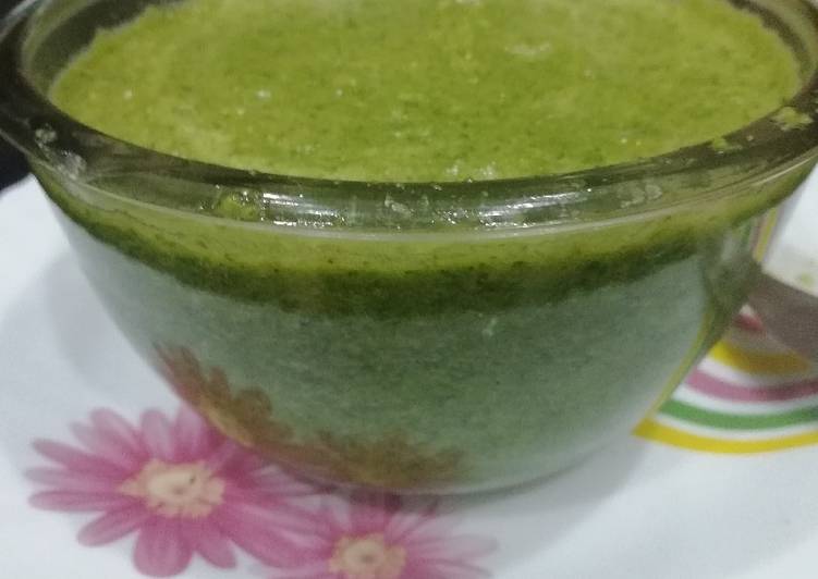 Recipe of Speedy Coriander Chutney