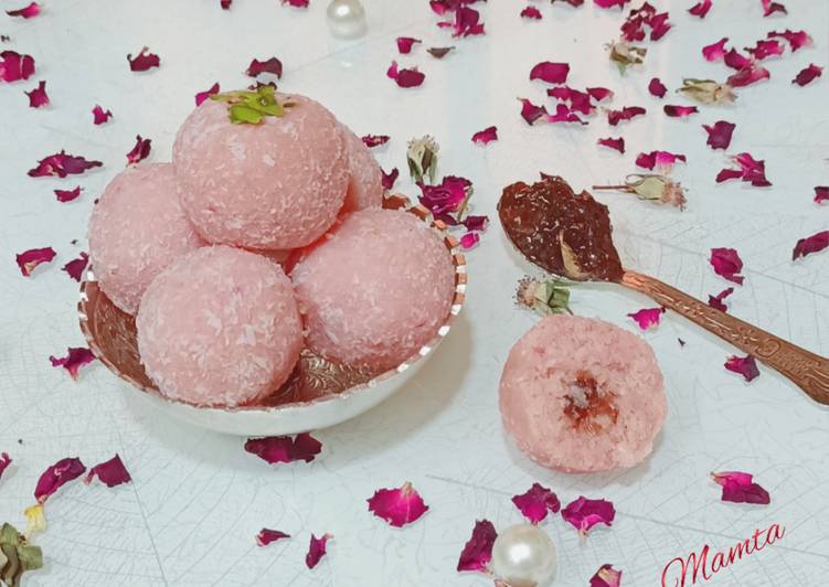 Recipe of Favorite Rose Gulkand ladoo