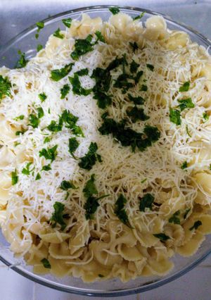 Una foto de Fideos a la crema 😊