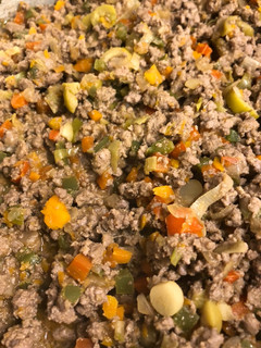 Una foto de Relleno de empanadas de carne con verduras