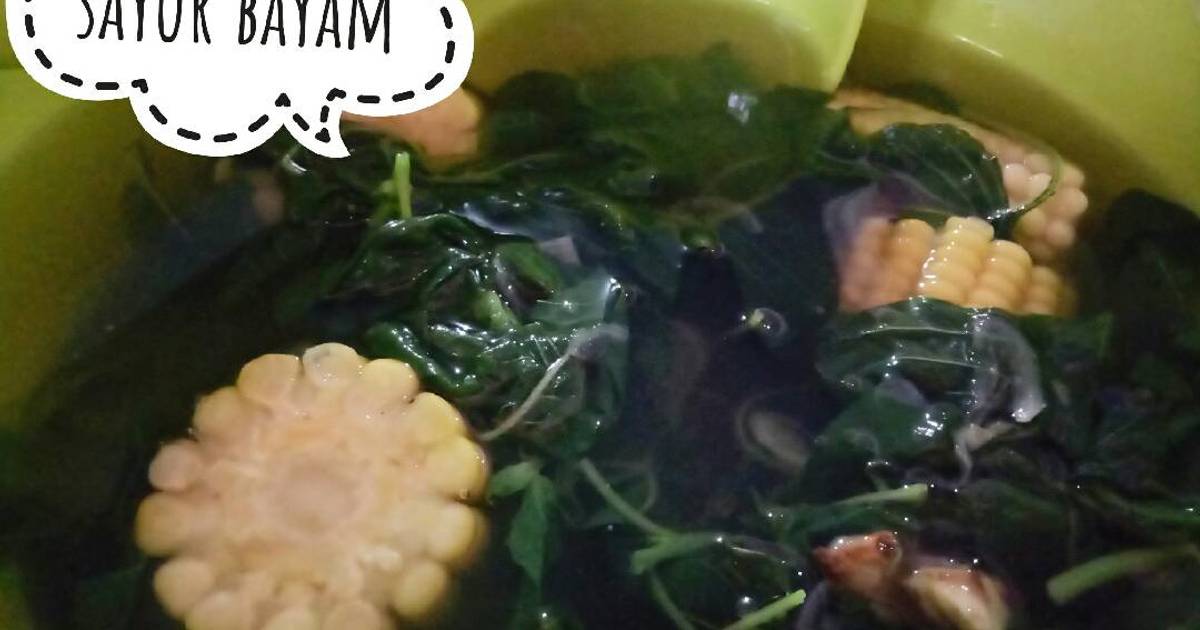 Resep Sayur Bayam Oleh Reninova Cookpad