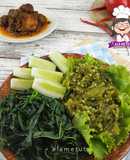 Sambal Cabe Ijo & Daun Ubi Vegan alaMetut 👩‍🍳