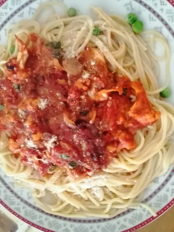 Simple Way Make Recipe Tomato over Spaghetti that is Really Delicious, Delicious}