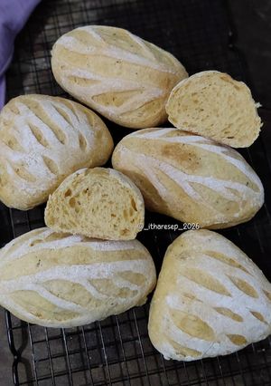 Foto resep Garlic Cheese Soft Sourdough Bread