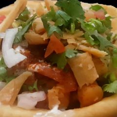 A picture of Katori chaat recipe | chaat katori recipe | how to make tokri chaat.