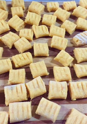 A picture of Eggless Sweet Potato Gnocchi.