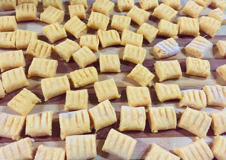 Simple Way to Make Any-night-of-the-week Eggless Sweet Potato Gnocchi