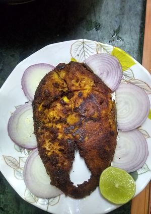 A picture of Seer fish fry.