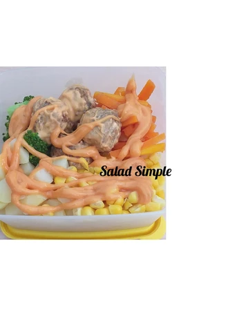 Cara Simple Membuat Resep  Salad simple yang Bikin Ngiler, Enak Banget