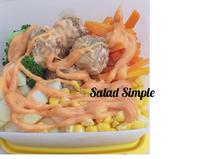 Cara Simple Membuat Resep  Salad simple yang Bikin Ngiler, Enak Banget