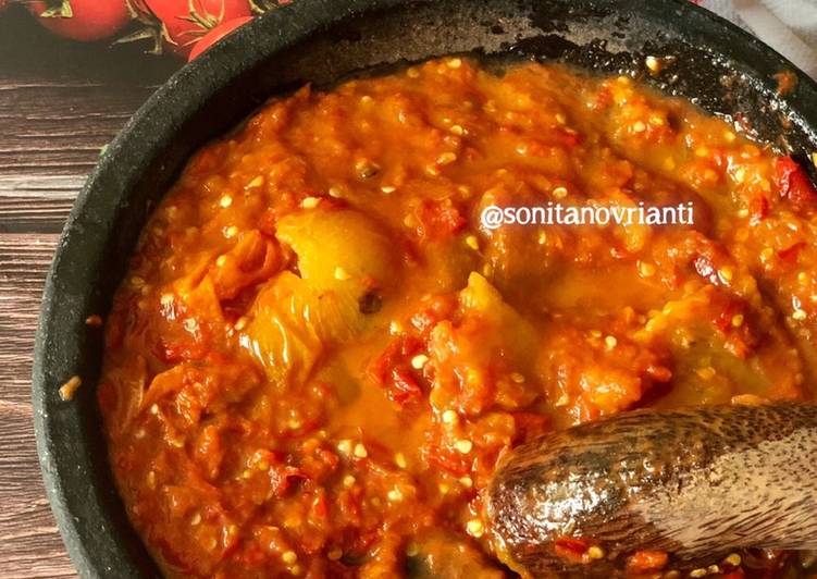 Sambel khas pecel lele