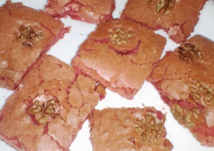 Recipe of Ultimate Pink Velvet Brownies