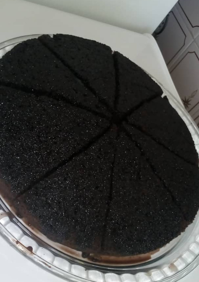عکسی از دستور کیک خیس شکلاتی 😍🍰