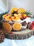Naked cake all'orange curd