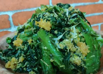 Masakan Populer Urap daun singkong kecipir(bumbu no kukus) Mantul Banget