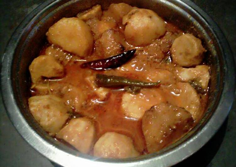 Step-by-Step Guide to Prepare Super Quick Homemade Arum potato curry