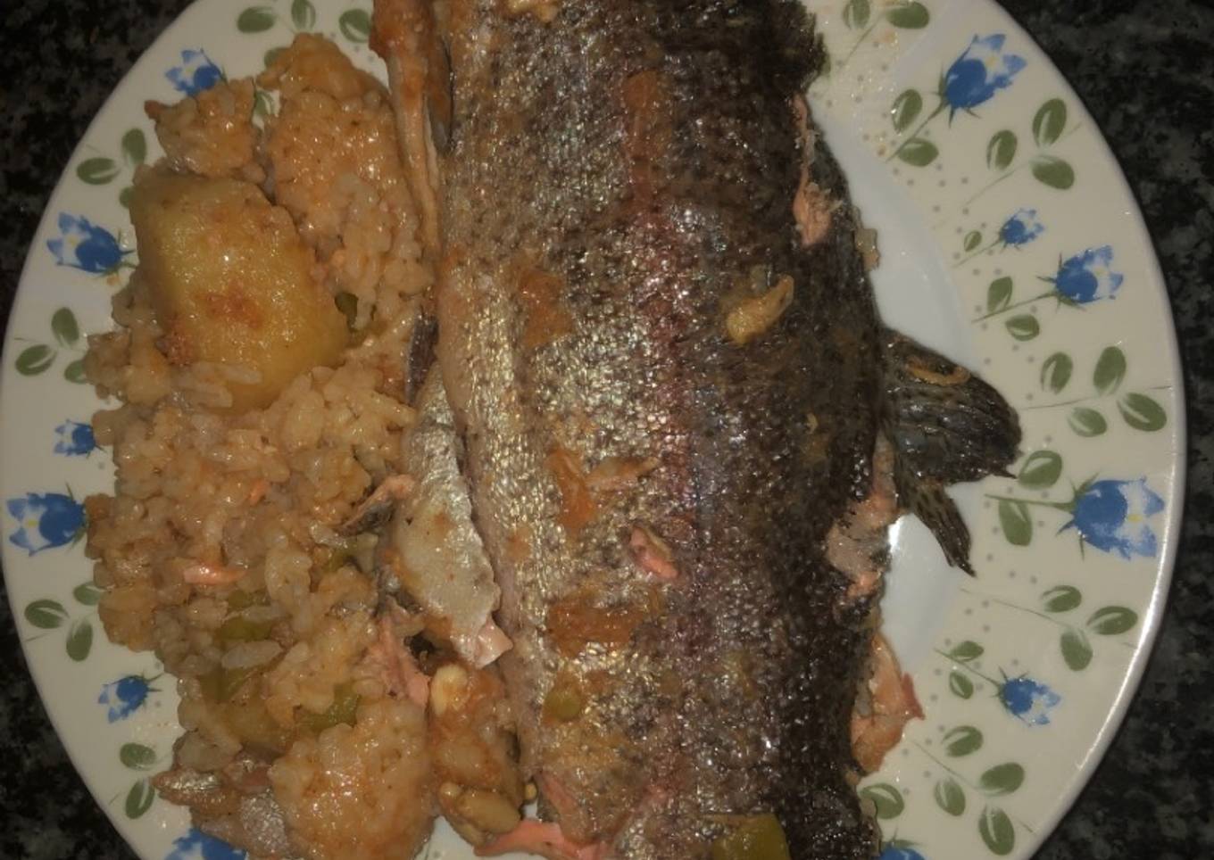 366. Trucha asalmonada rellena al horno