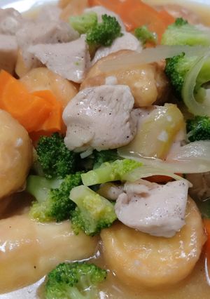 Foto resep Sapo Tahu Ayam